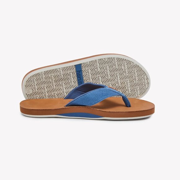 Hari Mari Men Size 10 Del Mar Harbor Flip Flops Comfort Memory Foam main image 5